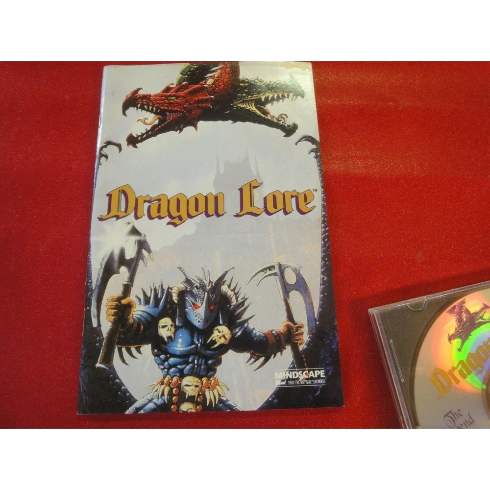Dragon Lore Vintage PC game Mindscape The legend begins 2 disc & users manual